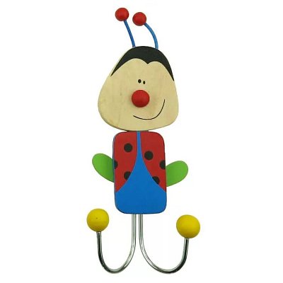 Dřevěný dětský věšák - Beruška