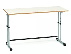 Dvojmiestna školská lavica - v. 59 až 82 cm