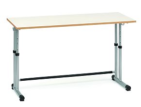 Dvoumístná školní lavice - v. 59 až 82 cm