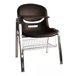 Židle SMILEFLEX 4 - s psací podložkou a košem - Vínová