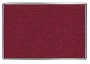 Textilní nástěnka 75x100 cm - Červená