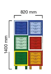 Kompletní složená sestava 2x3
