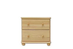 Komoda zásuvková z masivní borovice 55x47x55cm - Šedá