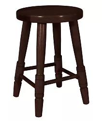 Dřevěný taburet v.45cm - Šedá