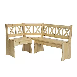 Jídelní lavice 150x110x92cm - Šedá