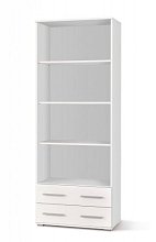 Policová skříň 77x40x200cm - Bílá