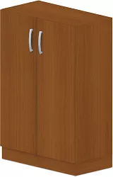 Skriňa policová, dvierka 80x42x117, 5cm - Sivá