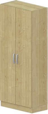 Skriňa policová, dvierka 80x42x187, 5cm - Wenge