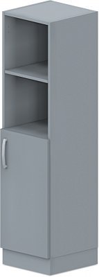 Skriňa policová, dvierka/niky 40x42x152, 5cm - Wenge