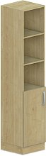 Skriňa policová, dvierka/niky 40x42x187, 5cm - Wenge