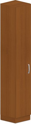 Skriňa policová, dvierka 40x42x223cm - Wenge