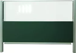 Pylónová tabuľa DOUBLE D, dve tabule bez krídiel za sebou, 2x 400x100 cm