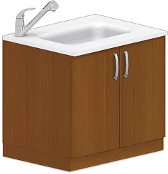 Pult s vaničkou 90x70x85cm - Sivá