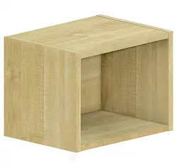 Horná skrinka otvorená 40x30x30cm - Sivá