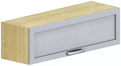 Horná skrinka s výklopnými dverami 100x32x30cm - Sivá