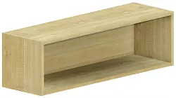 Horná skrinka otvorená 100x30x30cm - Sivá