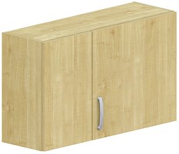 Horná skrinka rohová 100x32x60cm - Biela