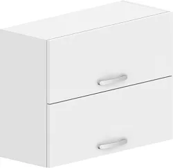 Horná skrinka s výklopnými dverami 100x32x60cm - Sivá