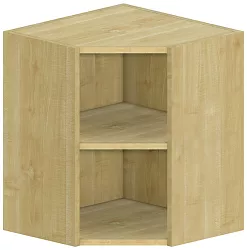 Horná skrinka rohová 50x50x60cm - Sivá