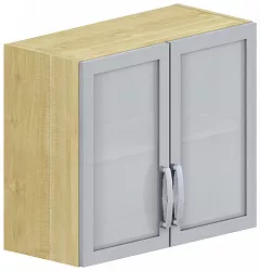 Horná skrinka dvojdverová 70x32x60cm - Sivá