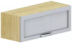 Horná skrinka s výklopnými dverami 80x32x30cm - Sivá