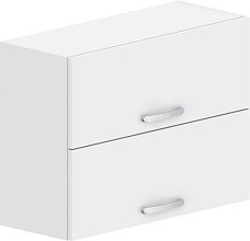 Horná skrinka s výklopnými dverami 90x32x60cm - Biela