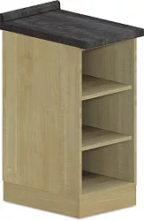 Spodná skrinka otvorená 60x60x90cm - Sivá