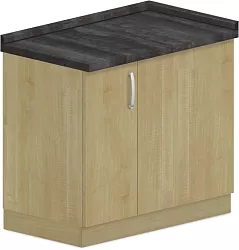 Spodná skrinka rohová 100x60x90cm - Sivá