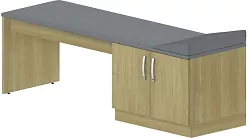 Vyšetrovacie lehátko 195x60x60cm - Šedá