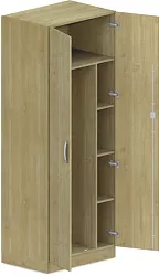 Šatníková skriňa 80x57x210cm - Sivá