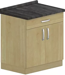 Spodná skrinka kombinovaná 80x60x90cm - Sivá