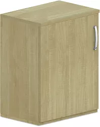 Stolová skriňa s dvierkami 60x42x75cm - Sivá