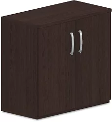 Stolová skriňa s dvierkami 80x42x75cm - Sivá