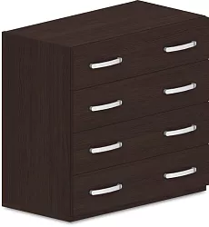 Skriňa policová, zásuvky 80x42x75cm - Sivá