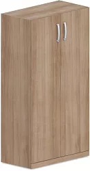 Policová skriňa, dvierka 80x42x145cm - Dub Lindberg