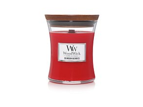 WoodWick sklo stredné - 9,9x11,4 - Crimson Berries