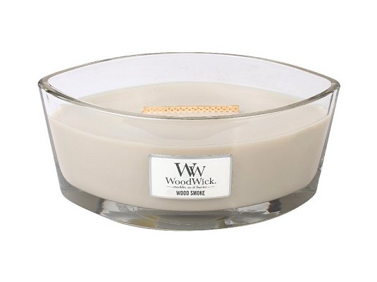 WoodWick sviečka loď - 19,1x12,1x9,2 - Wood Smoke