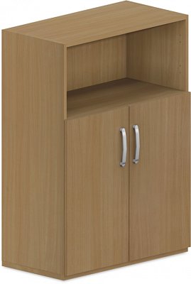 Skriňa policová, dvierka/nika 80x42x110cm - Wenge