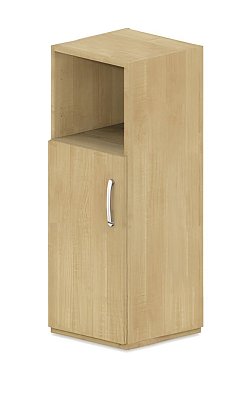 Skriňa policová, dvierka/niky 40x42x145cm - Wenge