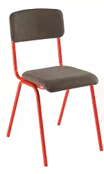 Učiteľská stolička KLASIK čalúnená - Zelená