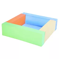 Malý štvorcový bazén so spodnou podložkou