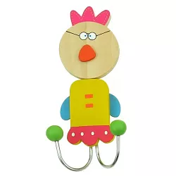 Drevený detský vešiak - Lienka