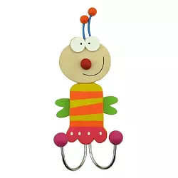 Drevený detský vešiak - Lienka