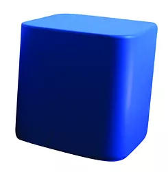 Malý taburet so zaoblenými rohmi