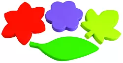 Vankúše prírodných tvarov, 4 kusy