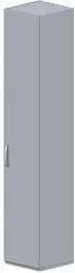 Skriňa policová, dvierka 40x42x215, 5cm - Sivá