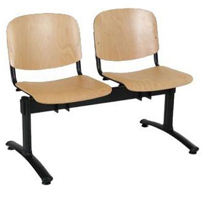 Dvojmiestna lavica - 1122 LN - Buková preglejka