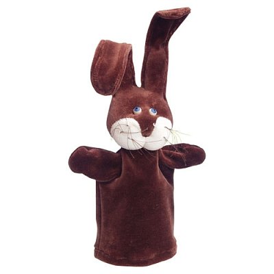 Maňuška plyšová 18cm - Hnedý zajačik