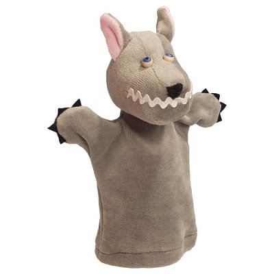 Maňuška plyšová 18cm - Vlk