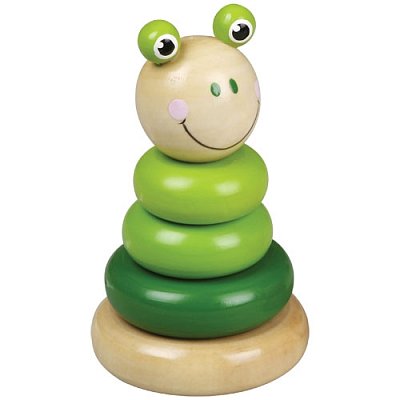 Drevená skladačka I - Žabka